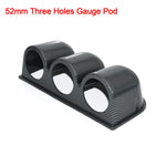 AD 2" 52mm Red and Blue Dual LED Car Gauge Set | Boost, Water Temp, Oil Temp, Oil P additional angle