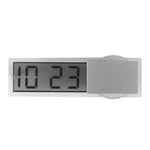 LCD Display Mini Portable Electronic Window Clock with Suction Cup Watch Car Interior alternate view