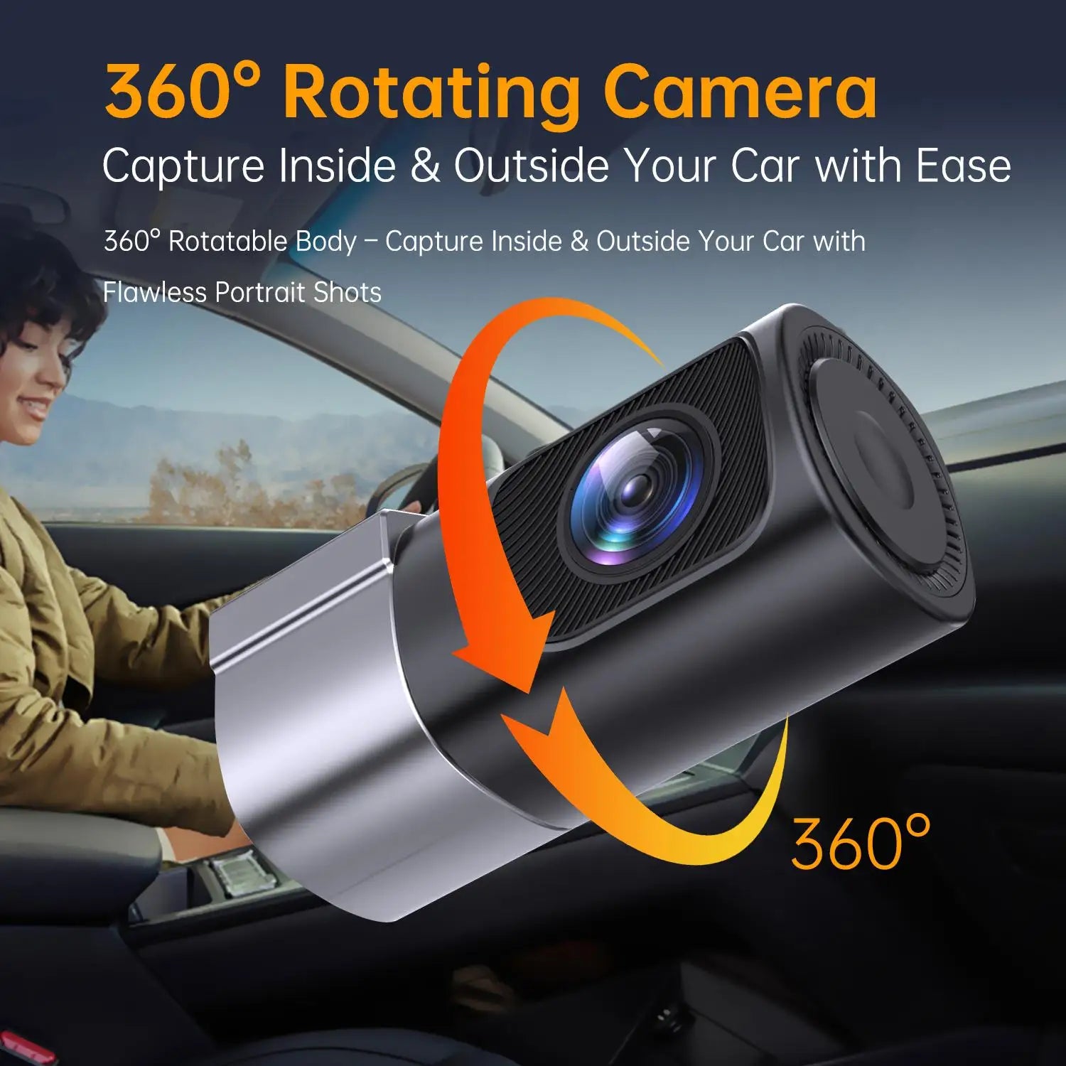 Mini Hidden 1080P Dash Cam | Night Vision, 24H Parking, Loop Recording, App Control lifestyle view