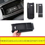 For Mercedes Benz GLB GLA CLA A B Class MB X247 H247 C118 W177 W247 Car Armrest Storage Box Center Console Tray