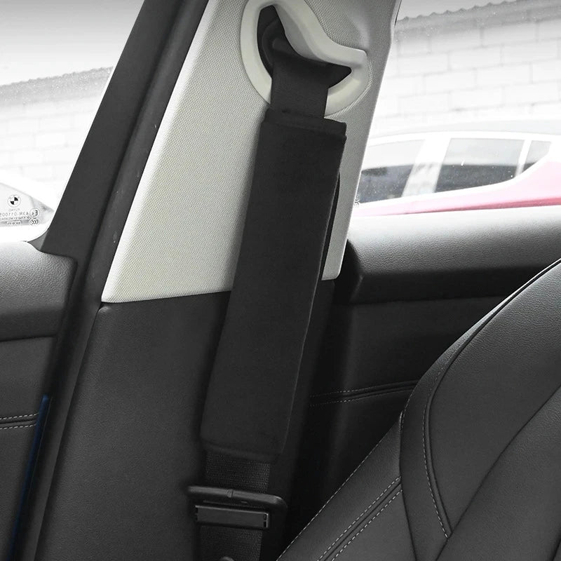 2pcs Seat Belt Covers Car Accessories Accesorios Coche Car Shoulder Pad Seat Belt For Ad detail view