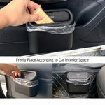 Car Trash , Waterproof Hanging Car Garbage Bin, Multifunctional Vehicle Storage Box for detail view