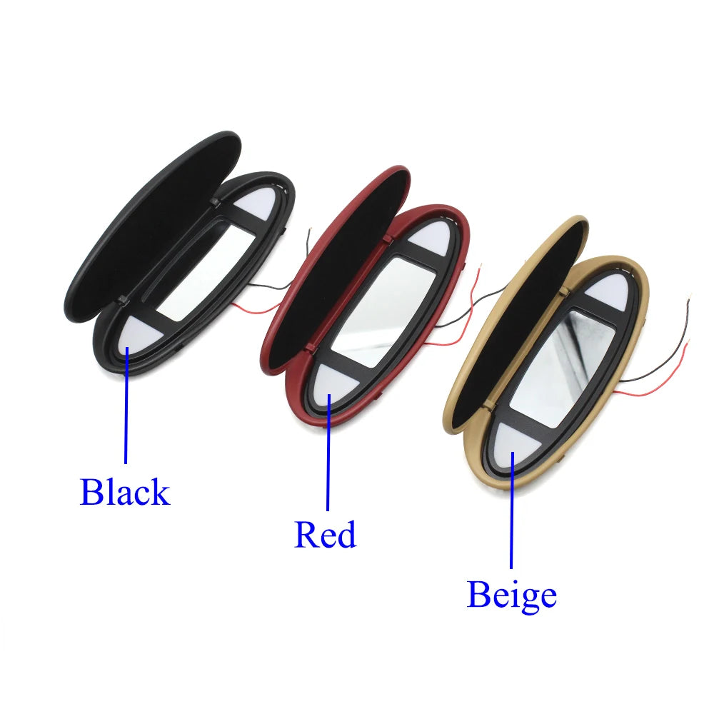 For Porsche Boxster Cayman 986 987 CARRELA TARGA GT2 GT3 996 997 Car Makeup Vanity Sun Visor Shade Mirror Cover Assembly