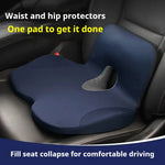Car Main Driver Seat Booster Seat Cushion Memory Foam Cushion Relief Chair Suitable All- detail view