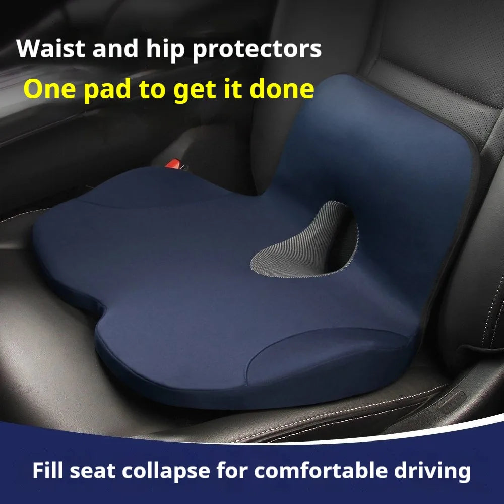 Car Main Driver Seat Booster Seat Cushion Memory Foam Cushion Relief Chair Suitable All- detail view