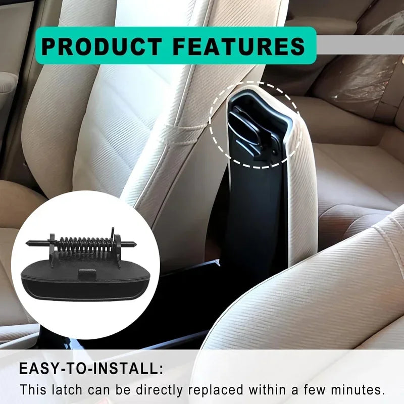 Car Armrest Cover Lock Center Console Latch Kit Fit For Honda Civic 2006-2010 2011 Auto Accessories Black #83451-SNA-A01ZA