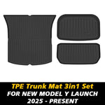 TPE Floor Mats and Cargo Liner for Tesla Model Y Juniper 2025+ | All Weather Trunk Li alternate view