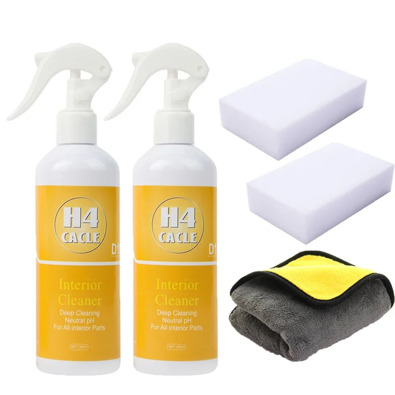 H4Cacle Multifunctional car upholstery cleaner car upholstery seat waterless wash powerful de-greasing cleaner universal