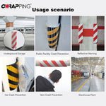 1/2/4PCS Car Door Protector Foam Bumper Guard Self-Adhesive Anti-Collision Protector for Garage Walls Car Decoration Accessories