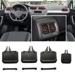 1/2/4/6PCS Front Rear Dash AC Air Conditioning Outlet Vent Grill Slide Adjust Clip Knob For VW Tiguan AD 2 MK2 Rline 2018-2022