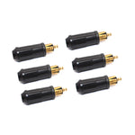 DIY Din Hella Male Plug Powerlet Plug European Type 12V Cigarette Lighter Adapter Connector Fits Mot