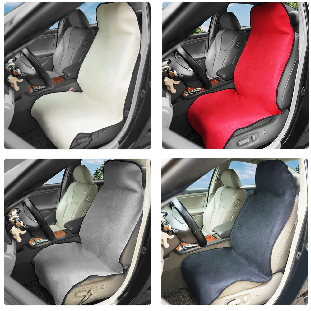 Waterproof Sweatproof Car Seat Cover Universal Fit for Cars, SUVs, Trucks Polyester Fabr detail view