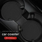 New Car Cup Holder Anti-Slip Silicone Insert Coaster Mat Universal Car Accessories Black Fit For Mos
