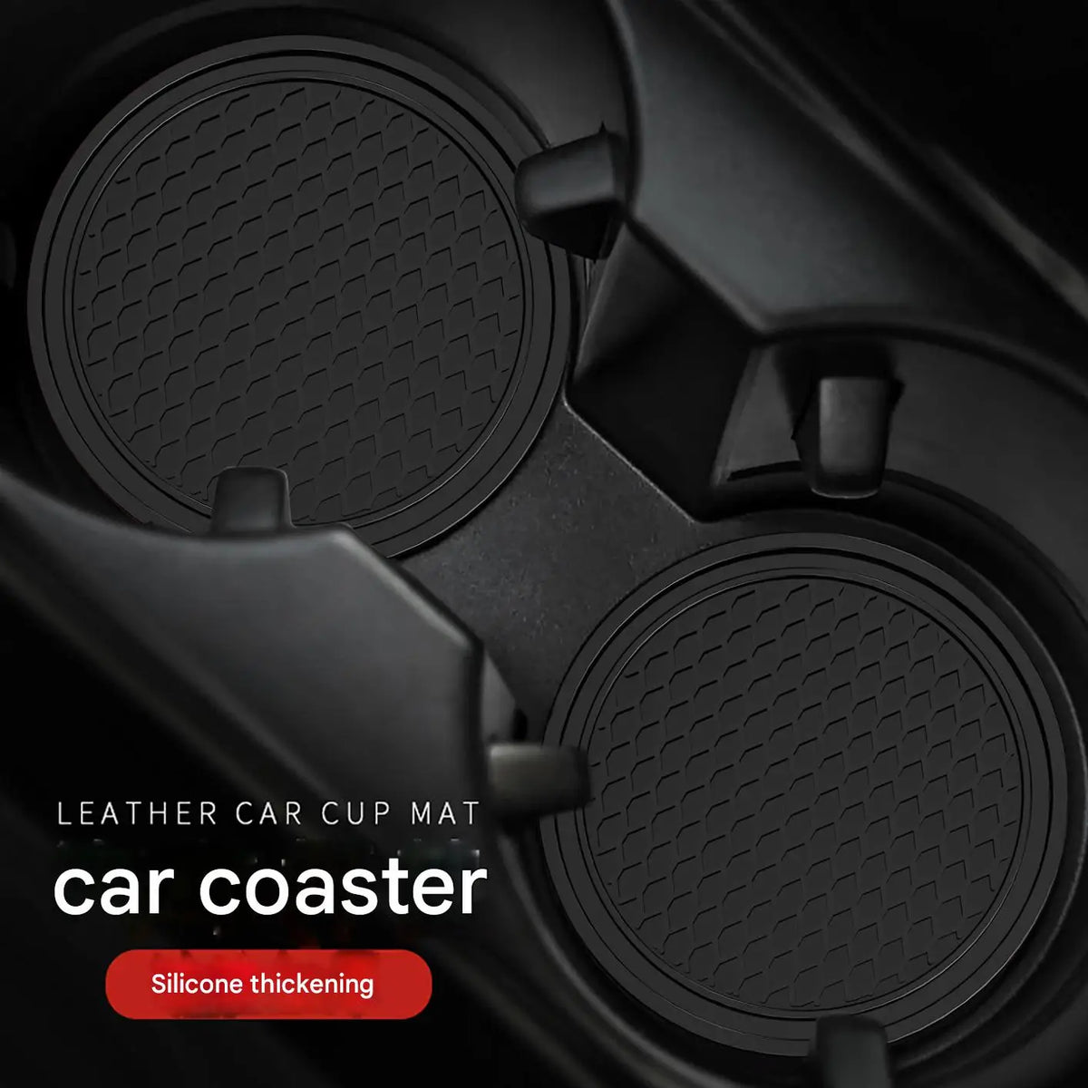 New Car Cup Holder Anti-Slip Silicone Insert Coaster Mat Universal Car Accessories Black Fit For Mos