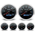 6 Gauge Set with GPS Speedometer, Tachometer, Voltmeter, and Sensors | 110mm and 52mm alternate view
