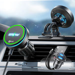 LISEN Qi2.2 25W Magnetic Car Charger Mount with Cooling Fan | Wireless Phone Holder f alternate view