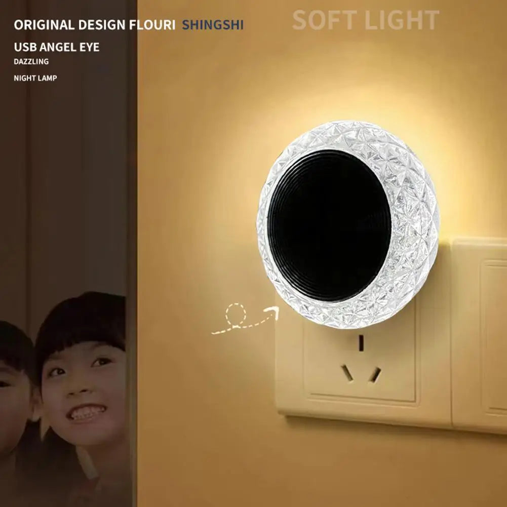 Car USB Ambient Lights Portable Mini LED Atmosphere Lamps Interior Decorative lights f close-up view