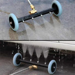 5000PSI Car Chassis Pressure Washer | 16 Inch Electric Water Broom with Extension Rods
