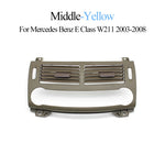 Car Front Air Conditioning AC Vent Grille Outlet Cover Tirm For Mercedes Benz E Class W211 E220 E250 E320 E350 E55 2003-2008