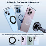 Universal Magnetic Car Phone Holder for Magsafe 360° Rotation Car Mount close-up view