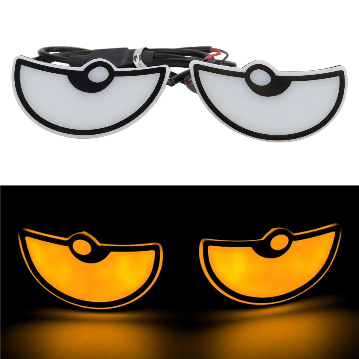 2PCS 12V LED Demon Eye Motorcycle Tail Lights detail view