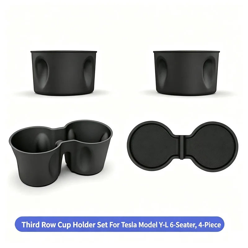 Center Console Cup Holder Insert for Tesla Model 3 2021‑2023 / Model Y 2021‑2024 / Mo lifestyle view