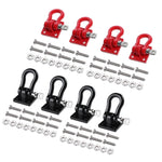 Metal Tow Hooks Trailer Shackles for 1/10 RC Crawler Axial SCX10 Traxxas TRX4 D90