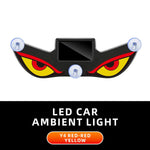 Solar Powered Car Neon Light Wireless Cool DEMON EYE Led Ambient Light Suction Cup US alternate view