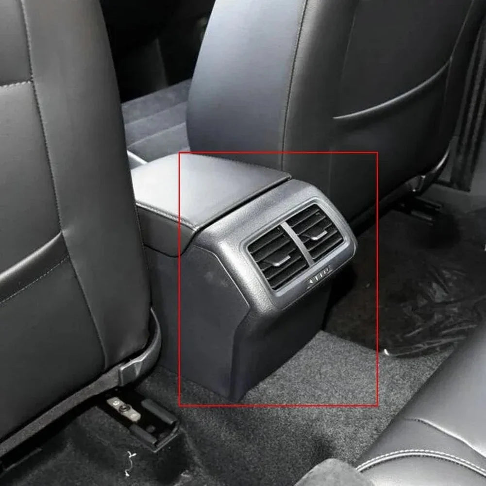 1pc Car Rear Armrest Center A/C Air Conditioning Air Vent Grill Folding Clip Trim For Golf 7 7.5 MK7 MK7.5 2013-2020