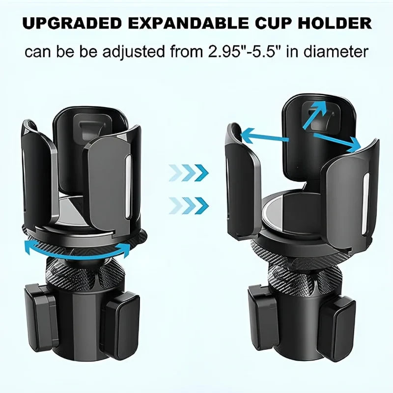 All Purpose Cup Holder Expander for Car Organizer Adapters Holders Universal Compatible detail view