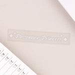 Passenger Princess Star Mirror Decal | Personalized Car Rearview Mirror Sticker lifestyle view