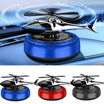 Solar Powered Car Air Freshener | Decorative Aromatherapy Propeller Diffuser