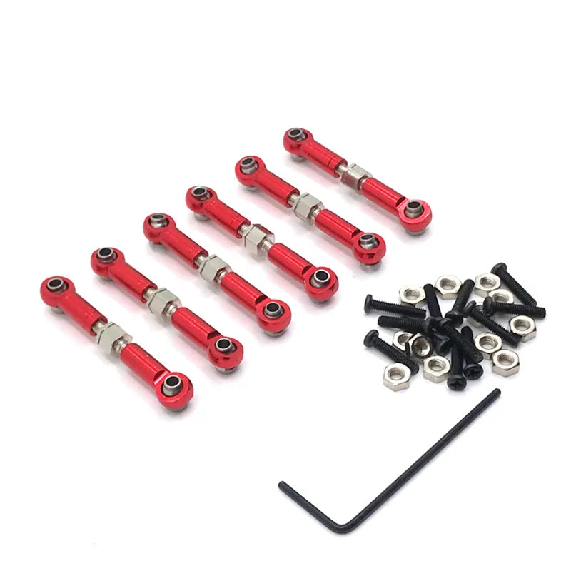 Metal Linkage Pull Rod Front /Rear Servo Link Tie Rod for Wltoys 184011 A949 A959 A96 alternate view