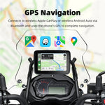 2026 Car Motorcycle GPS Navigation Wireless Android Auto Monitor Car GPS IPX67 Waterp alternate view