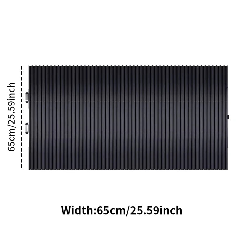 Car Retractable Windshield Sunshade | UV Blocking Car Sun Shade with Suction Cups close-up view