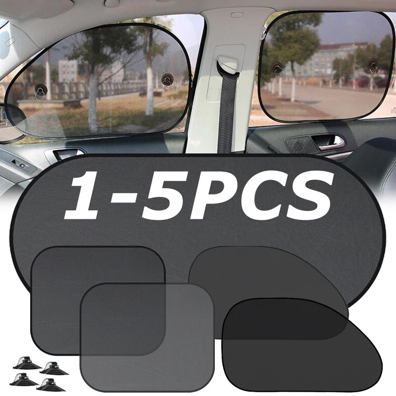 Foldable Mesh Car Sunshade | 1-5 Pcs