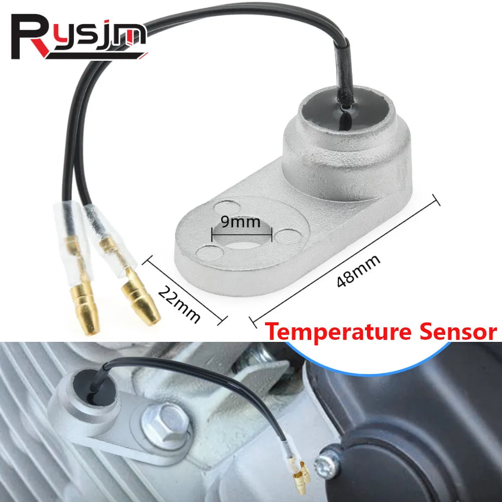 1 Piece Temp Sensor Engine Water Coolant Temperature Sensor | 12V/24V Car Truck Engine Water Temp Me