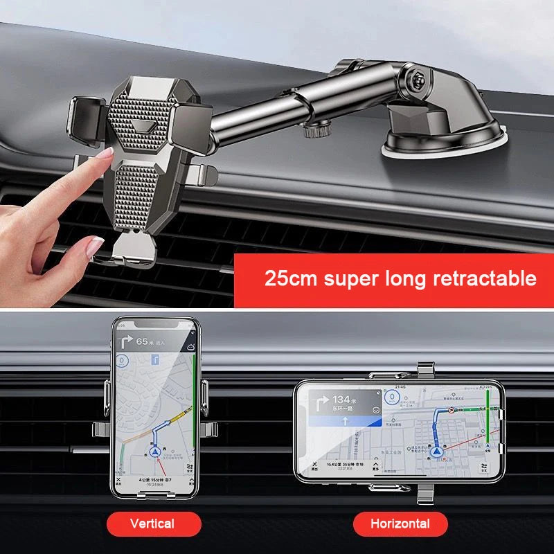 2026 NEW Universal Sucker Car Phone Holder 360° Windshield Car Dashboard Mobile Cell Sup detail view