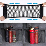 1 Universal Car Storage Bag Dual-Layer Mesh Trunk Organizer | Integrated Car Storage Bag with Fire E
