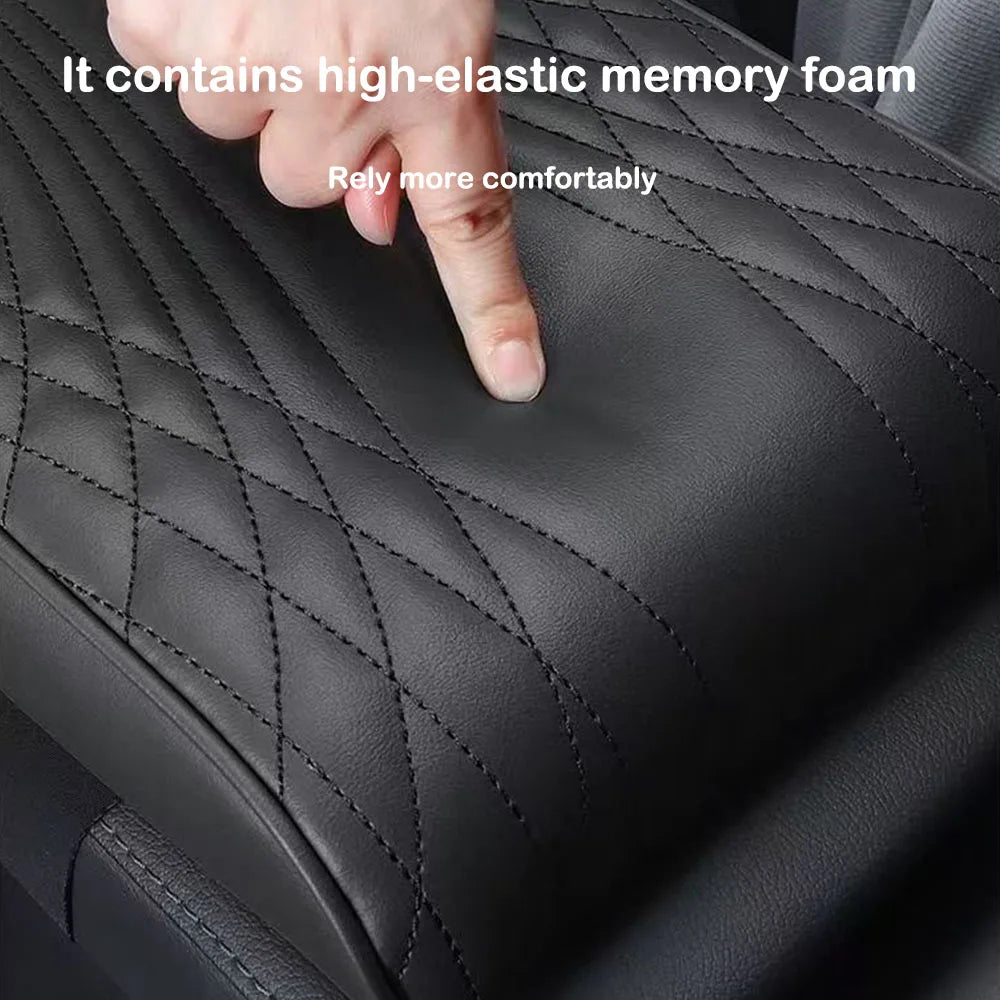 Car Armrest Pad Memory Foam Storage Box Vehicle Arm Rest Box Center Console Covers For Mazda CX-3 CX-5 CX-30 Car Interior