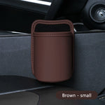 Car Seat Back Organizer Pu Leather Waterproof Storage Bag