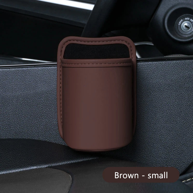 Car Seat Back Organizer Pu Leather Waterproof Storage Bag