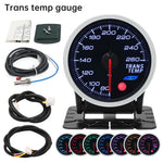 Universal 52mm 8 Color Car Gauge Set | 12V Racing Dash Meter Kit close-up view