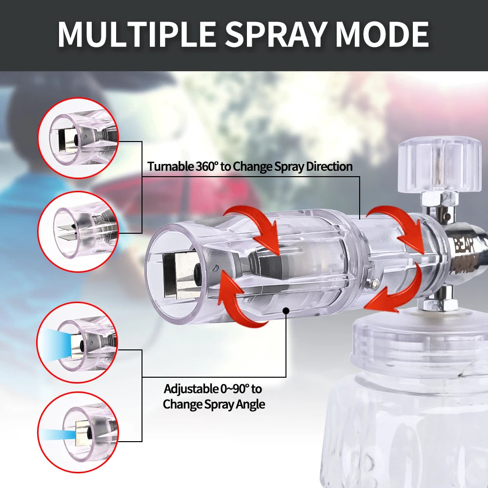 Aluminum Foam Lance Car Wash Foam Maker | Pressure Washer Foam Cannon alternate view