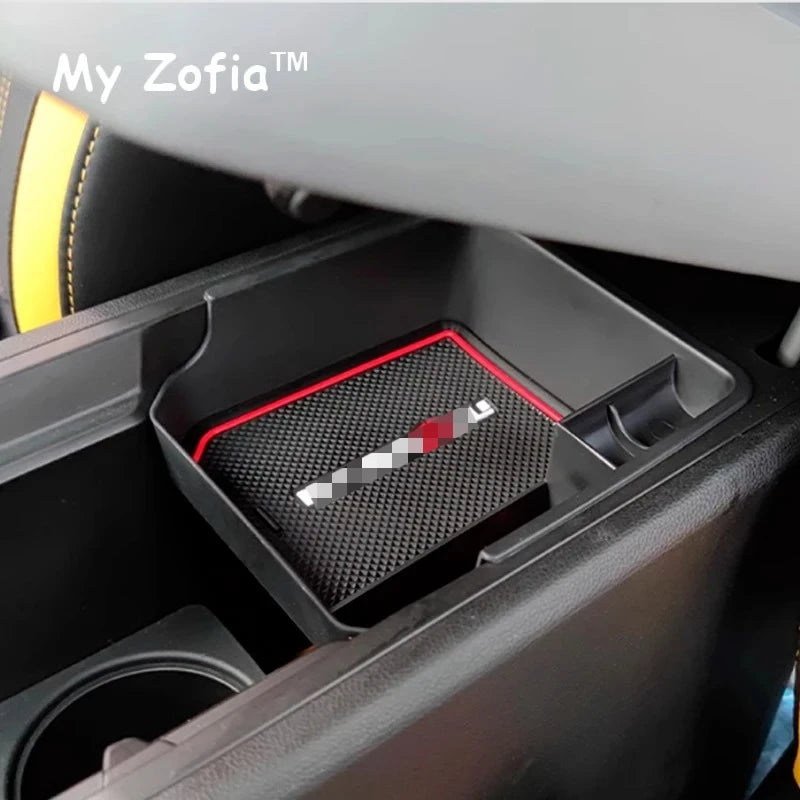 For New Dodge Attitude GT GAC Empow 2024 2025 Car Center Armrest Storage Box | Plasti lifestyle view