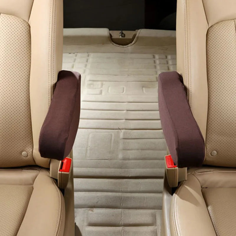 1 pair Car Armrests Covers Auto Centre Console Elastic Front Seats Armrest Protector Covers Universal Car Accessories 3 Colors