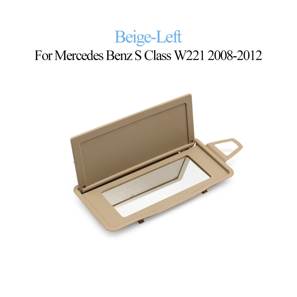 W221 Car Sun Shade Visor Makeup Cosmetic Mirror Cover For Mercedes Benz S Class W220 W221 S300 S350 S500 2218104117