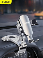Vehicle Dashboard-Mounted Car Phone Holder, Non-Damaging Installation, Convenient for In-Car Navigation and Entertainment, Adjustable Angle Clip, Silver Phone Holder, Automotive Electronic Accessories.