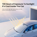 YZ For Tesla Model 3 Y Highland 2026 Car Sunshade Umbrella | Foldable Front Sunscreen He detail view