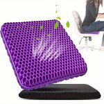Ultra-Comfort Gel Seat Cushion Set with Breathable Honeycomb Design - Tailbone Relief, Ideal for Off